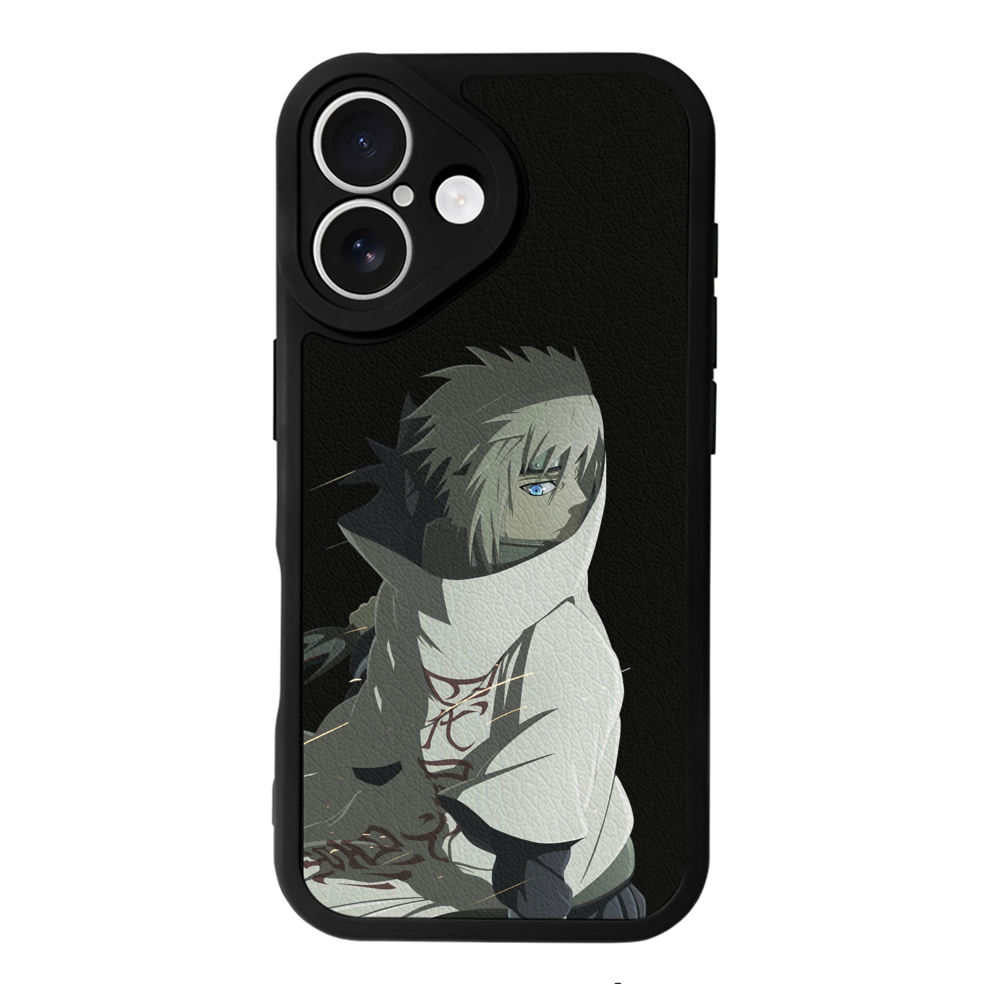 （画像用） NARUTO -ナルト- 波風 ミナト Namikaze Minato 【iPhone 16シリーズ対応】シリコンスマホケース（レザー調） 材質：シリコン